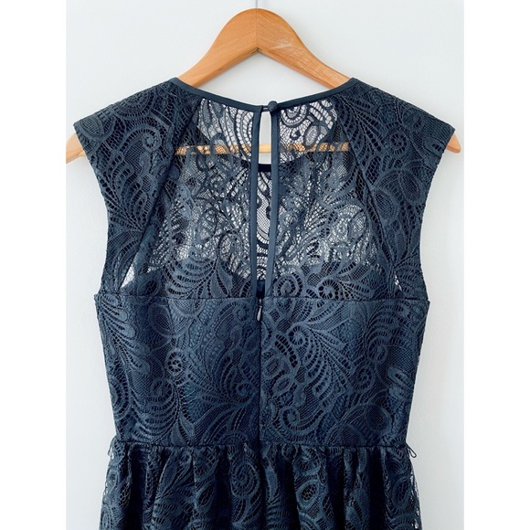 Trina Turk 🌹 Black Lace A-Line Cocktail Dress 🌿 - Picture 15 of 16